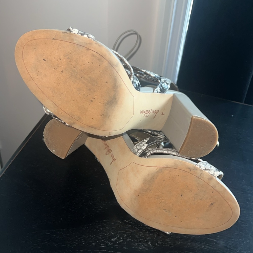 Sam Edelman Snake-Print Block Heel - image 5